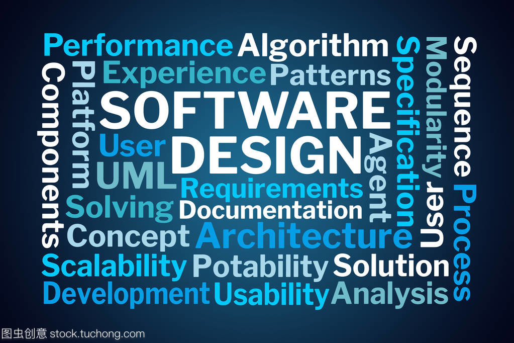 软件设计文字云 计算机系统服务的可视化探索